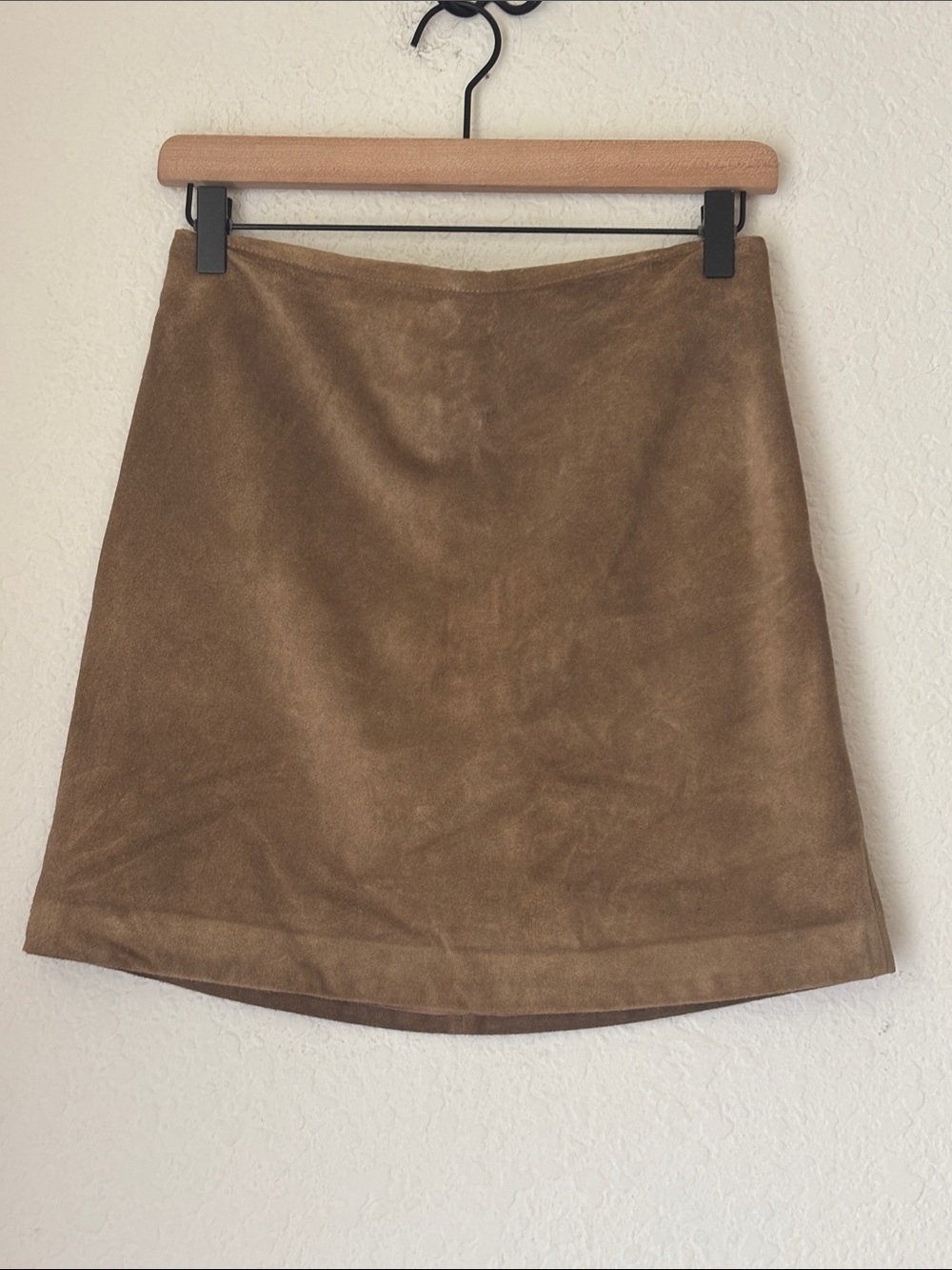Banana Republic Classic Brown Suede A-Line Skirt size 4